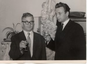 1963 po dymplomie z prof. Rączkowskim