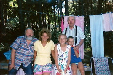 Władysławowo sierpień 1995 z rodziną Prof. Brańki